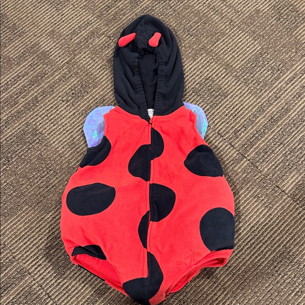 Red and Black Ladybug Costume for Kids